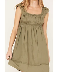 Cleo + Wolf Women's Solid A-Line Mini Dress