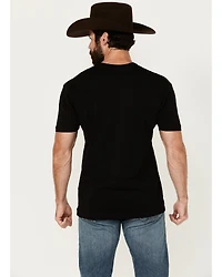 Cowboy Hardware Men's American Flag Buckle Short Sleeve T-Shirt