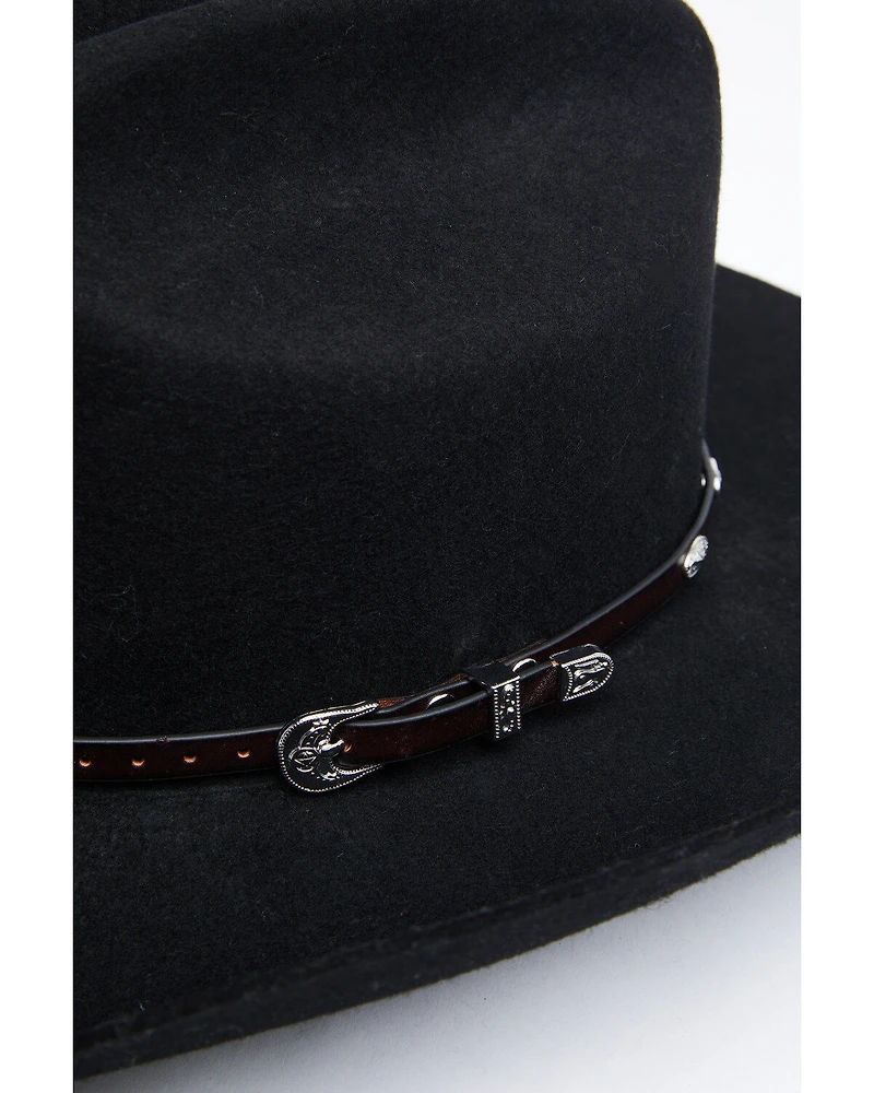 Cody James Men's Oval Silver Concho Hat Band