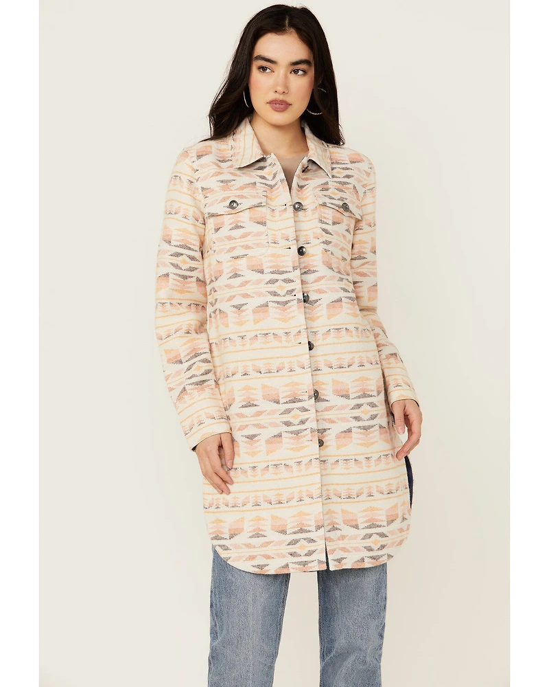 Shyanne Women's Southwestern Print Long Shacket
