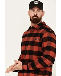 Hawx Men's Buffalo Plaid Print Flannel Work Shirt