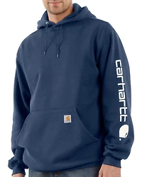 Carhartt Men's Hooded Logo-Sleeve Sweatshirt