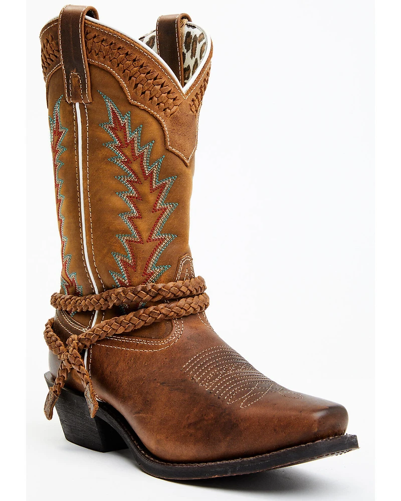 Laredo Women's Knot Time 11" Western Boots - Square Toe