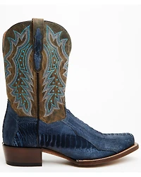 Dan Post Men's 11" Exotic Ostrich Leg Western Boots - Square Toe