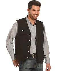 Wyoming Traders Men's Wool Button Closure Vest