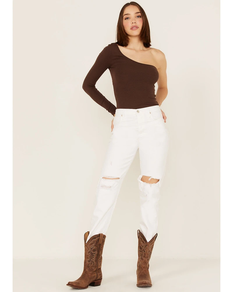 Free People Women's Tapered Baggy Boyfriend Jeans