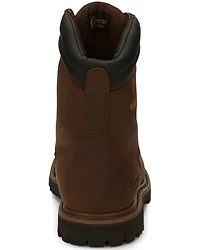 Chippewa Men's Heavy Duty Waterproof & Insulated Aged Bark 8" Work Boots - Soft Toe