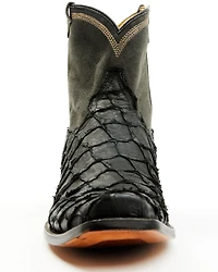 Corral Men's Exotic Pirarucu Western Ankle Boots - Square Toe