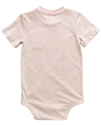 Carhartt Infant Girls' Solid Short Sleeve Snap Onesie