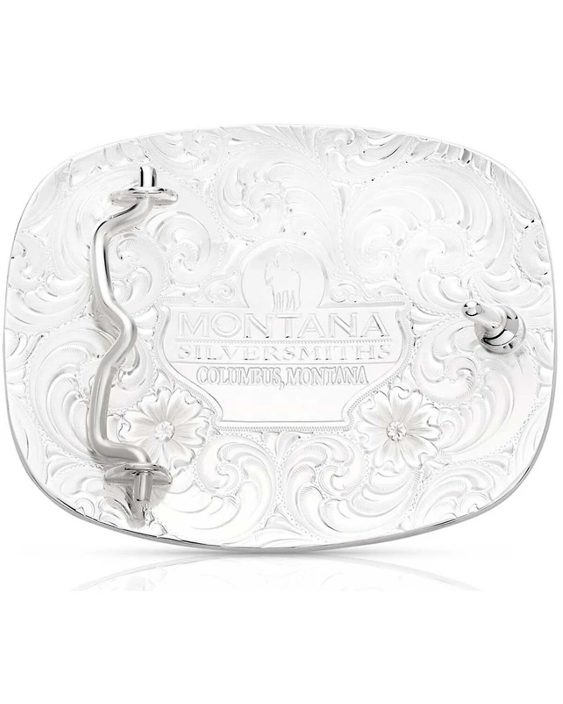 Montana Silversmiths Men's American Made Strength Belt Buckle