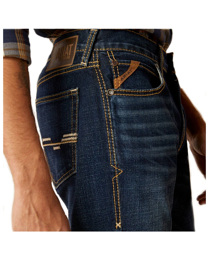 Ariat Men's M8 Reese Dark Wash Modern Slim Stretch Denim Jeans