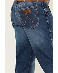 Wrangler Retro Men's Blakelee Medium Wash Slim Straight Stretch Denim Jeans
