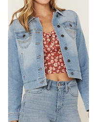 Idyllwind Women's Signature Classic Grapevine Wash Denim Jacket