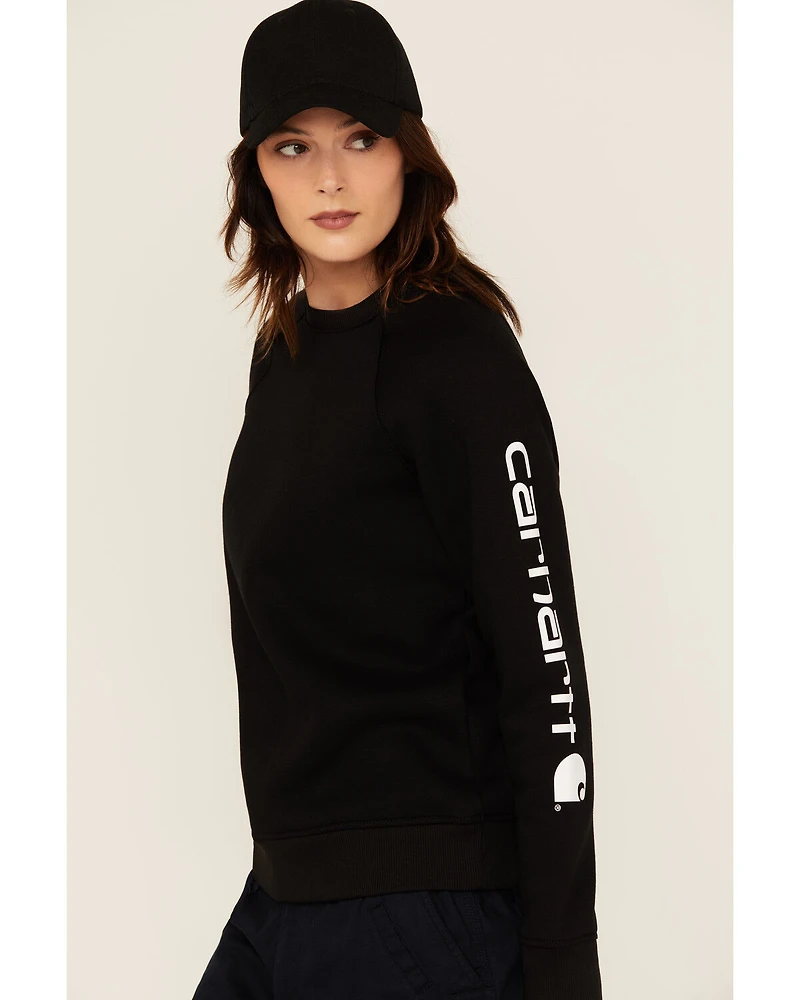 Carhartt Women's Relaxed Fit Midweight Graphic Crewneck Sweatshirt