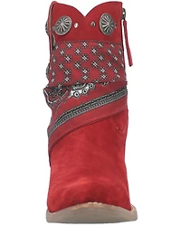 Dingo Women's Suede Bandida Western Booties - Round Toe