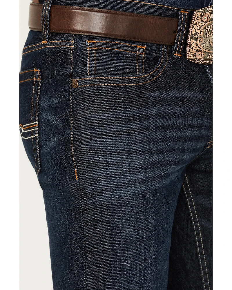 Cody James Men's Night Hawk Wash Jackson Slim Straight Stretch Denim Jeans