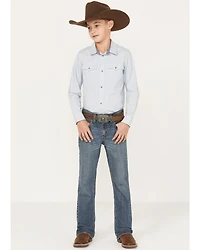 Cody James Boys' Bozeman Dark Wash Slim Bootcut Stretch Denim Jeans
