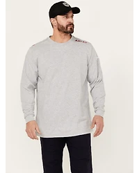 Ariat Men's FR Born For This Long Sleeve Graphic Work T-Shirt