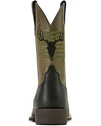 Ariat Men's Sport Antlers Western Boots - Broad Square Toe