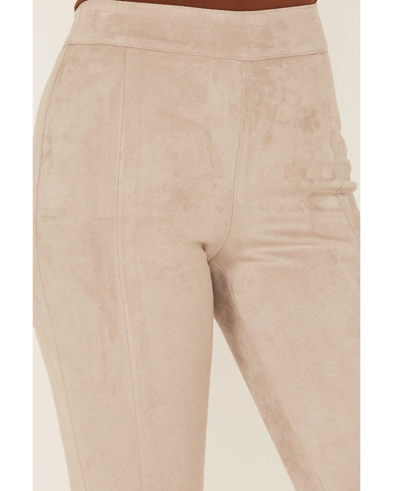 Shyanne Women's Faux Suede Flare Pants