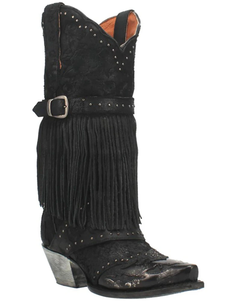Dan Post Women's Bed Of Roses Western Boots - Snip Toe