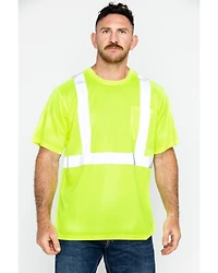 Hawx Men's Short Sleeve Reflective Work Tee - Big & Tall