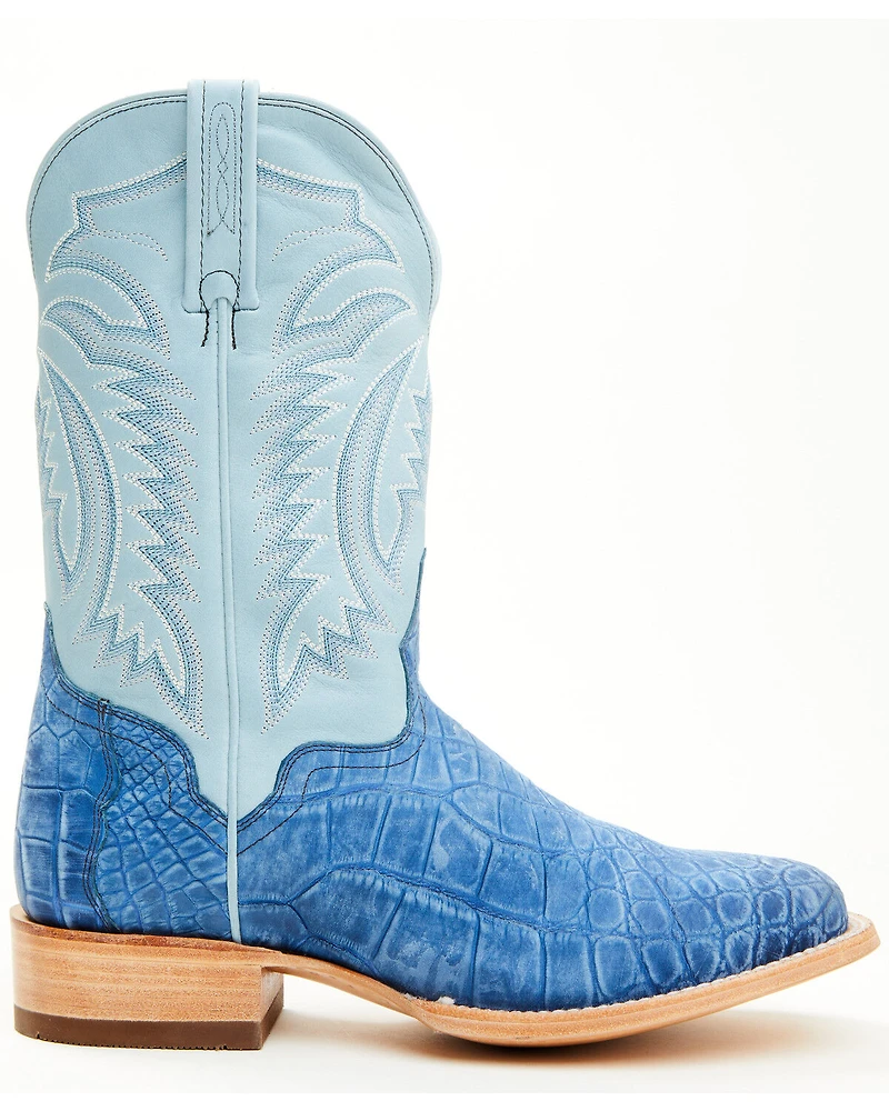 El Dorado Men's Exotic American Alligator Western Boots