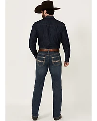 Rock & Roll Denim Men's Revolver Medium Wash Slim Straight Stretch Jeans