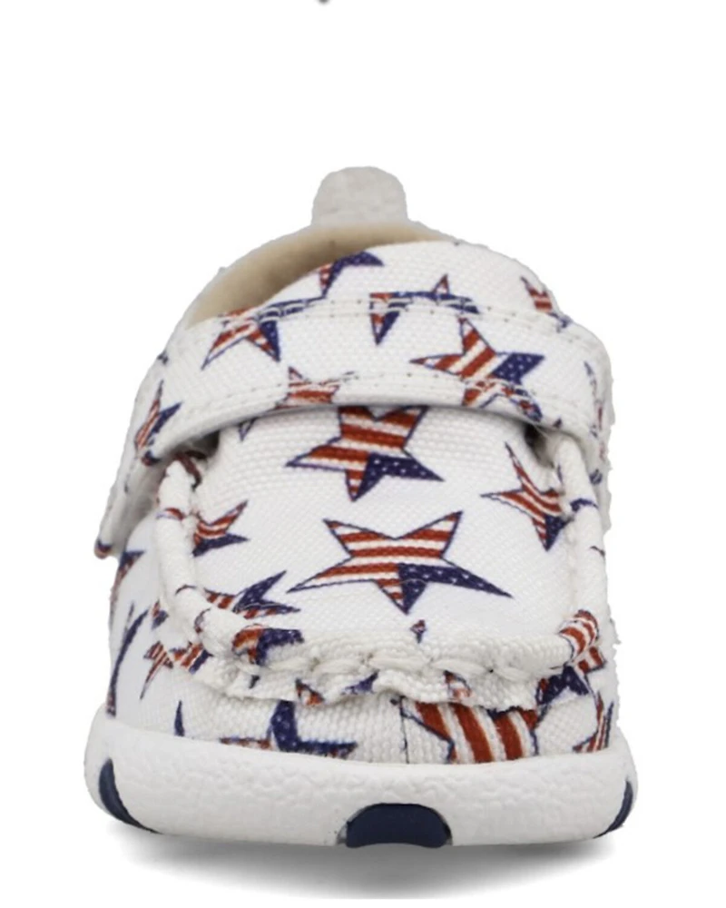 Twisted X Infant Boys' Patriotic Driving Moc Casual Shoes