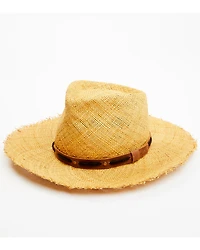 Shyanne Women's Grommet Sisal Fedora