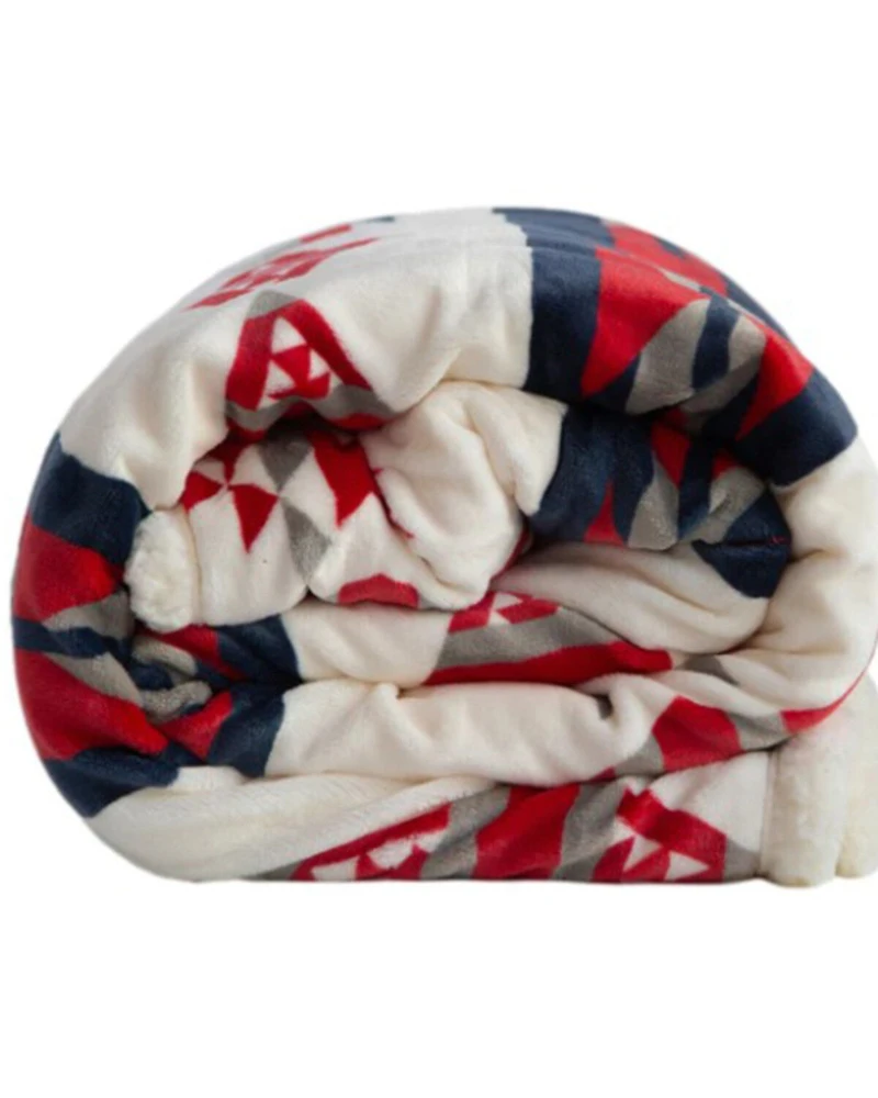Carstens Home Southwest Plush Sherpa Throw