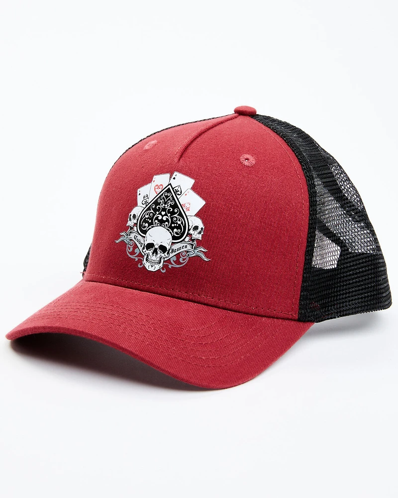 Cody James Men's Skull Cards Graphic Ball Cap
