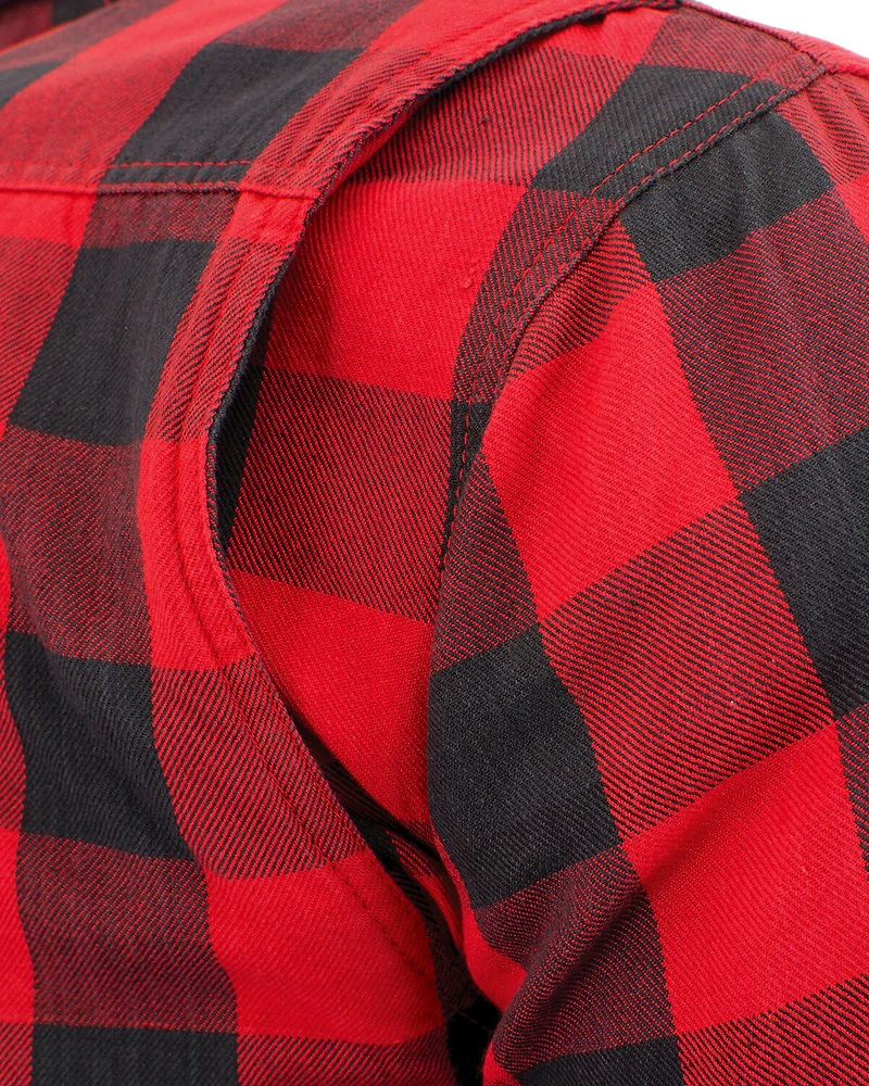 Milwaukee Performance Men's Aramid Checkered Flannel Biker Shirt - Big & Tall