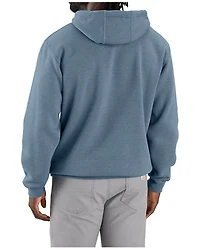 Carhartt Men's Loose Fit Midweight Logo Sleeve Graphic Hooded Sweatshirt