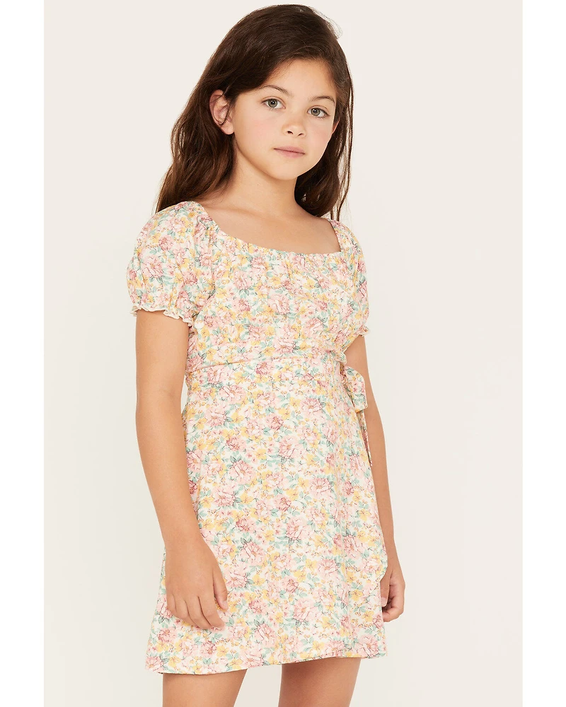 Shyanne Girls' Floral Print Skirt Set - 2-Piece