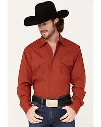 Cinch Men's Modern Fit Small Geo Print Snap Western Shirt
