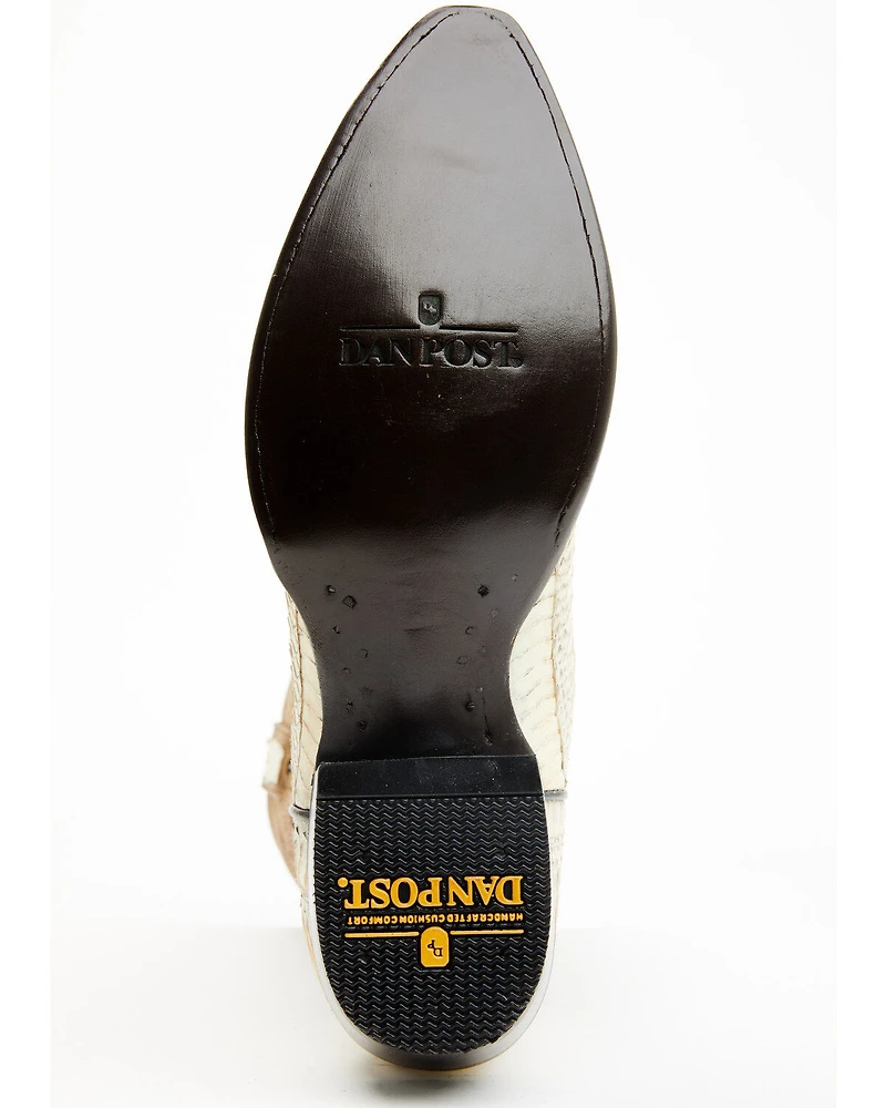 Dan Post Men's Exotic Snake Skin Western Boots - Snip Toe