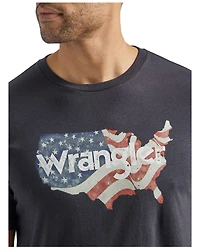 Wrangler Men's Americana USA Short Sleeve Graphic T-Shirt