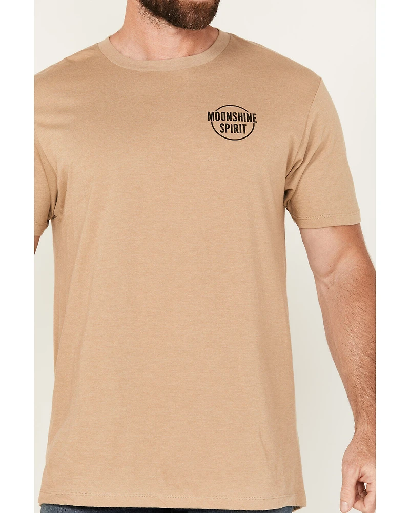 Moonshine Spirit Men's Card Player Short Sleeve Graphic T-Shirt