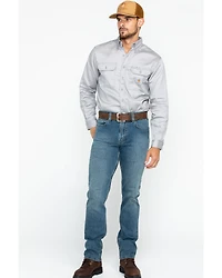 Carhartt Men's FR Solid Twill Long Sleeve Work Shirt