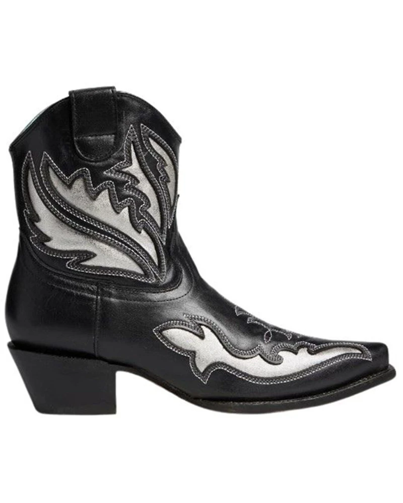 Corral Women's Inlay And Embroidered Booties - Snip Toe