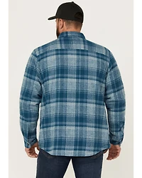 Dakota Grizzly Men's Ivan Plaid Print Sherpa Lined Shirt Jacket
