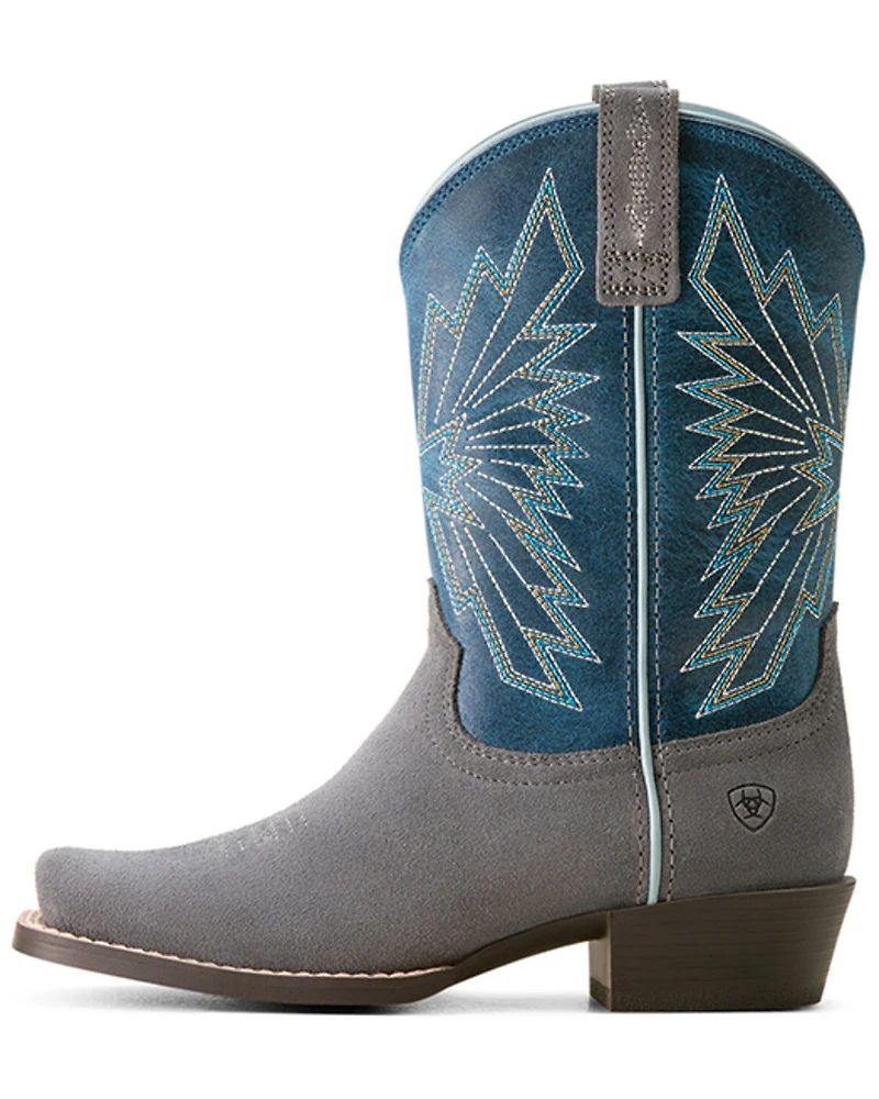 Ariat Boys' Decatur Suede Western Boots - Square Toe