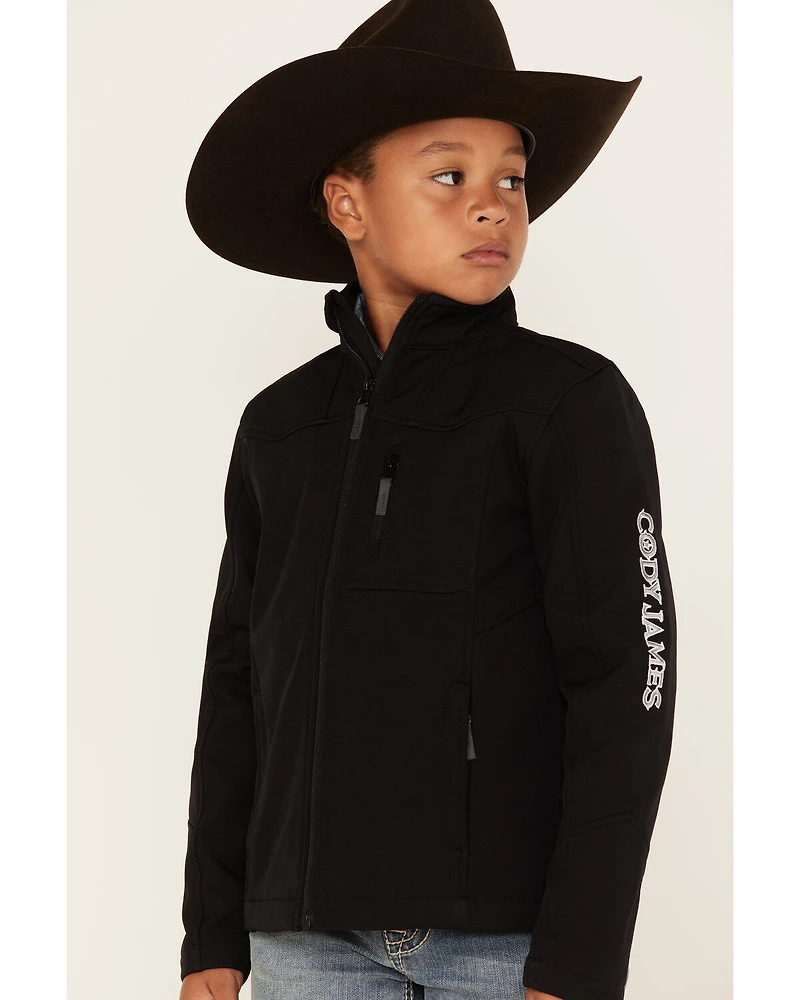 Cody James Boys' Embroidered Softshell Jacket