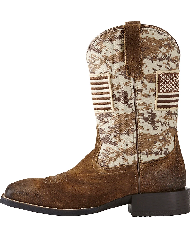 Ariat Men's Camo Patriot Western Boots