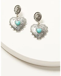 Shyanne Women's Heart Statement Earrings