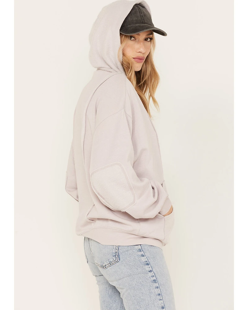 Cleo + Wolf Women's Seamed Zip Hoodie