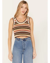 Shyanne Women's Striped Sweater Tank