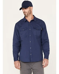 Hawx Men's Twill Western Snap Work Shirt