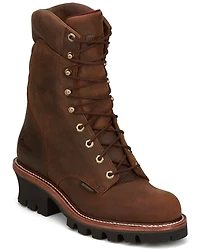 Chippewa Men's Super DNA 9" Waterproof Logger Work Boots - Soft Toe